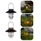 Hadleigh Hanging Solar Wall Light - Stylish Solar Lantern for Outdoor Spaces