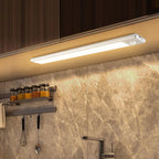 Magnetic Motion Sensor Light | Modern Silver Design, USB Rechargeable & Easy-to-Mount for Home Safety and Ambiance
