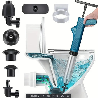 Toilet Plunger & Drain Unblocker | Eco-Friendly, User-Friendly & Effortless Solution for Home Maintenance