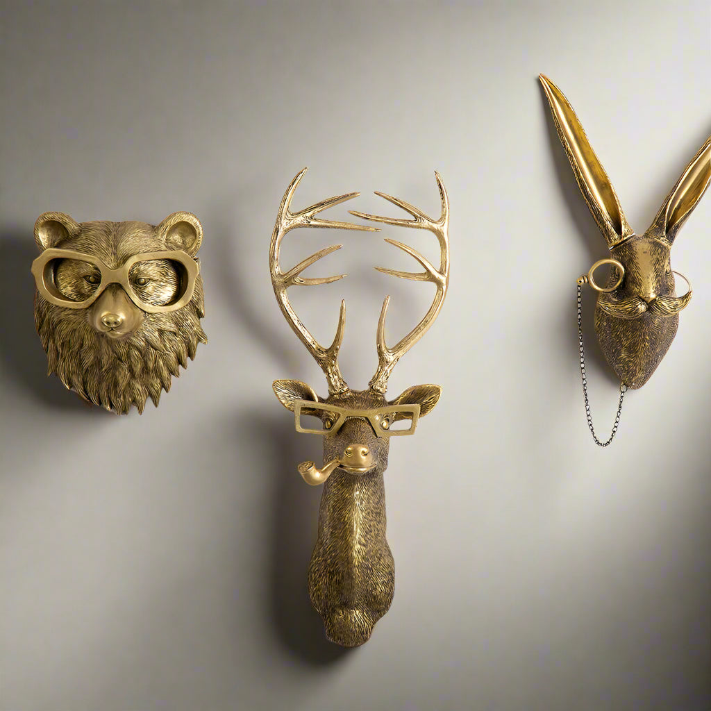 Realistic Frankie Deer Head Wall Mount for Rustic Home Decor & Cabin Wall Art