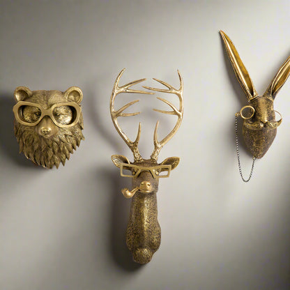 Realistic Frankie Deer Head Wall Mount for Rustic Home Decor & Cabin Wall Art