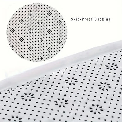 Thickened Plush Anti-Slip Bathroom Mat | Super Absorbent, Durable & Machine Washable for Shower, Sink & Toilet Use