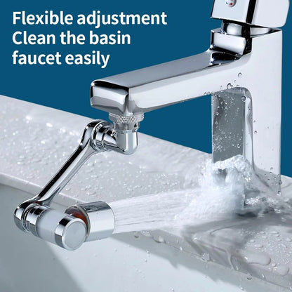 Filtered Faucet Extender | 1080° Rotation, Dual Flow Modes & Built-In Filter for Cleaner Drinking Water