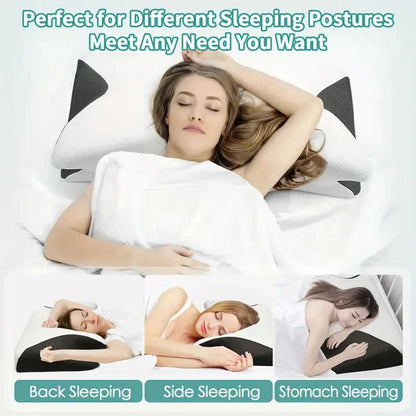 Butterfly Neck Support Memory Pillow | Ergonomic, Hypoallergenic & Ideal for All Sleep Positions