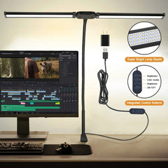 Double-Head LED Desk Lamp | Lighting Solution for Study, Work & Office Use