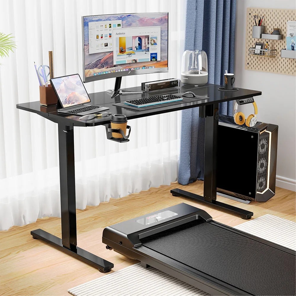 Height Adjustable Electric Standing Desk Ergonomics | 120 x 60, Durable, Ergonomic & Ideal for Home Office or Remote Work