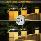 Peake Solar Post Cap Light - Durable Outdoor Solar Post Lights for Fence Posts