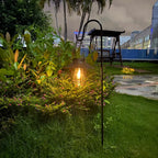 Hadleigh Hanging Solar Wall Light - Stylish Solar Lantern for Outdoor Spaces