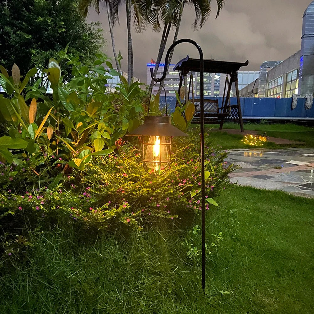 Hadleigh Hanging Solar Wall Light - Stylish Solar Lantern for Outdoor Spaces
