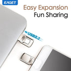 Encrypted USB Backup – Store recordings safely with password protection