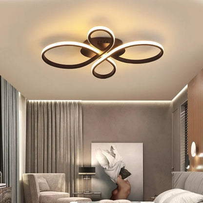 LED Ceiling Light | Modern Dimmable Multi-Ring Design for Living Room. Study & Bedroom