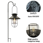 Hadleigh Hanging Solar Wall Light - Stylish Solar Lantern for Outdoor Spaces