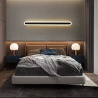 Outdoor IP65 Waterproof Linear Wall Lamp | Minimalist Metal Design. Dimmable LED Options for Gardens & Patios
