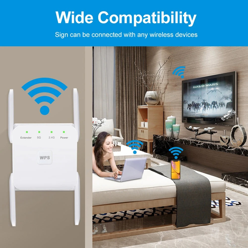 WiFi Extender UK – Boost Your Home Internet Signal with Super-Powerful WiFi Repeater