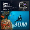 Image of 4K Ultra HD Sport Pro Camera - Wifi Enabled and Waterproof for Vlogging and Outdoor Sports