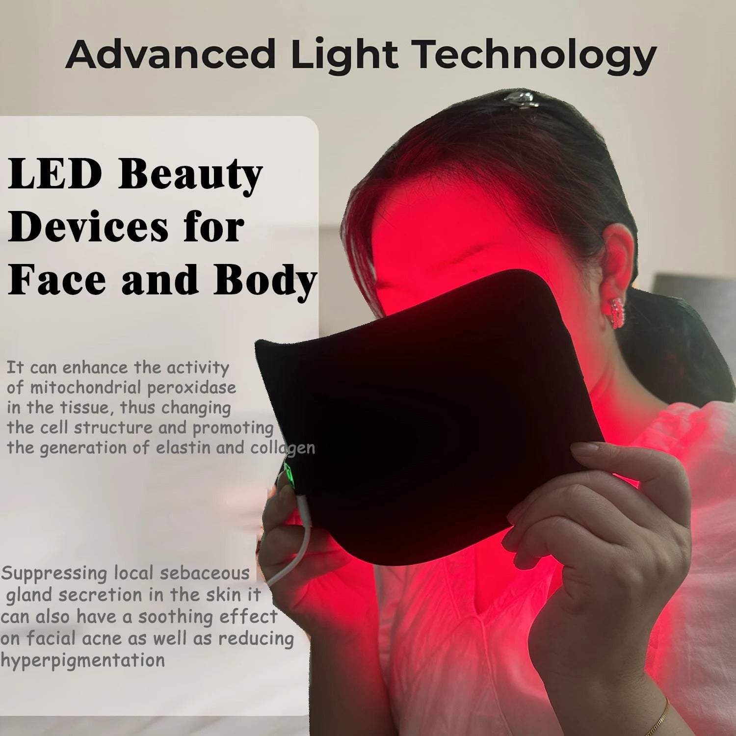 Infrared Light Therapy Pad Belt – Medical-Grade Pain Relief for Back and Muscles