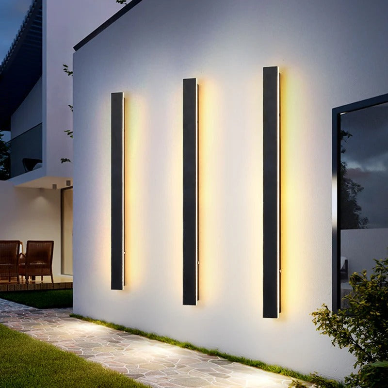 Waterproof LED Wall Sconce | Minimalist Design for Indoor & Outdoor Use. Dimmable Options Available