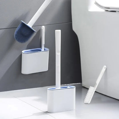 Toilet Brush | Wall-Mounted, Hygienic Design with Durable Bristles for Complete Cleaning in Small Bathrooms