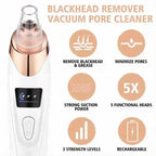 AeriaSkin™ Blackhead Remover Vacuum Pore Cleaner | Adjustable Suction, Multi-Functional Tool for Deep Cleansing & Acne Treatment at Home