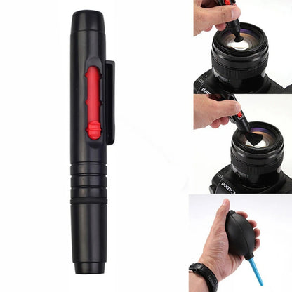 3 in 1 Portable Camera Clean Kit Lens Cleaning Cleaner Dust Pen Blower Cloth Kit for Camera, Videos, Lenses, CCD