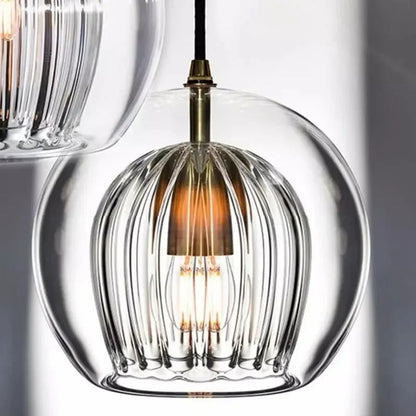 Glass Pendant Light | High-Quality Blown Glass. Unique Shapes & Warm Ambient Light for Kitchen and Dining Room