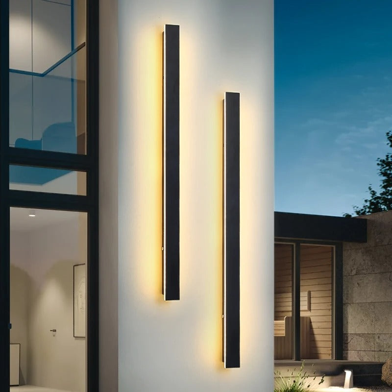 Waterproof LED Wall Sconce | Minimalist Design for Indoor & Outdoor Use. Dimmable Options Available