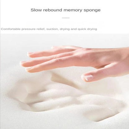 Thickened Plush Anti-Slip Bathroom Mat | Super Absorbent, Durable & Machine Washable for Shower, Sink & Toilet Use