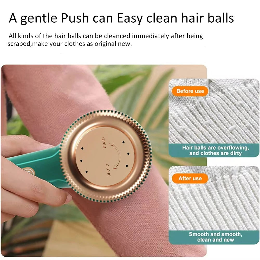 Electric Lint Remover & Fabric Shaver | Rechargeable, Portable & Safe for All Fabrics, Ideal for Clothing and Upholstery Care