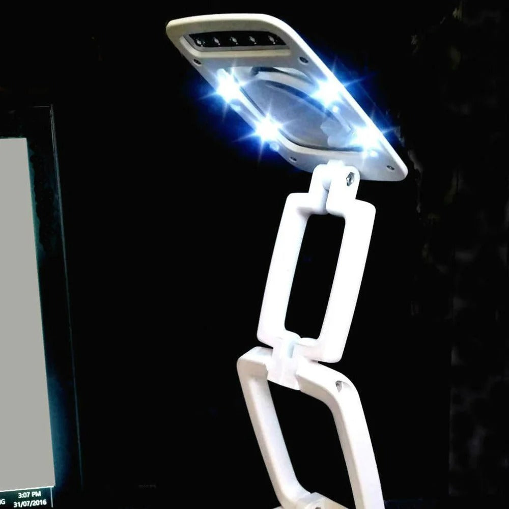 Full Page Magnifying Glass with Light & Stand | Reading Aid for the Elderly