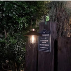 Hadleigh Hanging Solar Wall Light - Stylish Solar Lantern for Outdoor Spaces