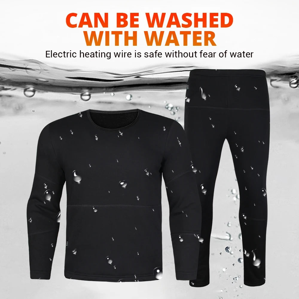 Thermal Heated Underwear – Best Rechargeable Heated Clothing UK for Men & Women, Winter Base Layer Comfort