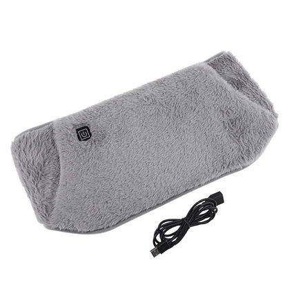 USB Rechargeable Hand & Waist Warmer | Soft Velvet, 3 Heat Settings & Portable for Home, Office & Outdoor Use