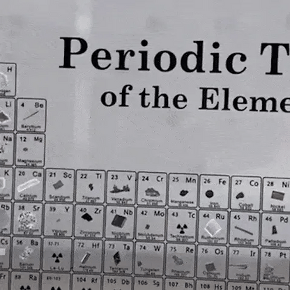 Crystal Clear Periodic Table Display | Educational Acrylic Decor for Home, Classroom & Science Enthusiasts
