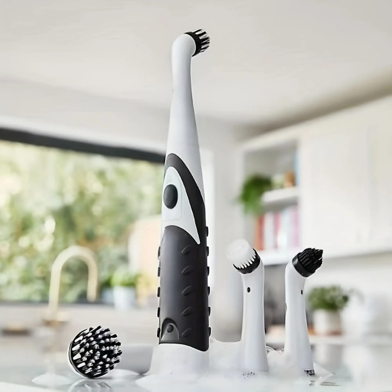 Sonic Cleaning Brush | Versatile, Dual Scrubbing Modes & Effortless Grime Removal for Homeowners