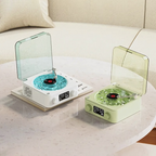 Wireless Vinyl Record Player | Retro Design with Customizable Ambient Lighting for Home Entertainment