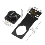 Keyless Cabinet Protection Lock | Durable Zinc Alloy, 1000 Combinations & Easy Installation for Home Security