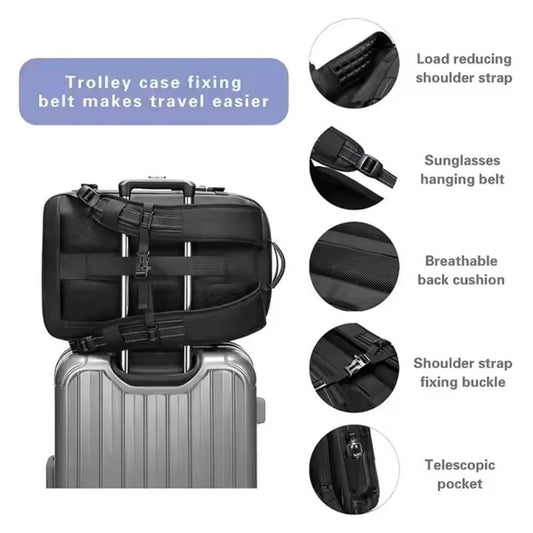 Vacuum Compression Backpack – Designed to Pair with Your Gear-Tech Vacuum Sealer | Travel Smart & Pack Light