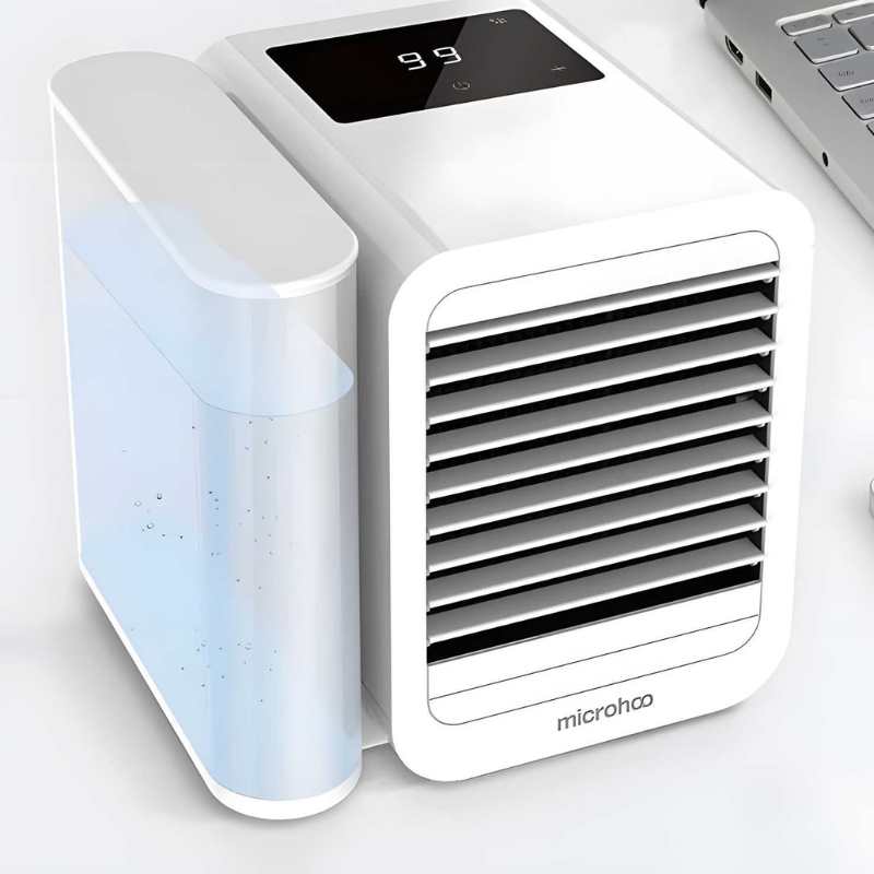 Microcool MicroCool Mini Air Conditioner Portable Evaporative Swamp Cooler with ...