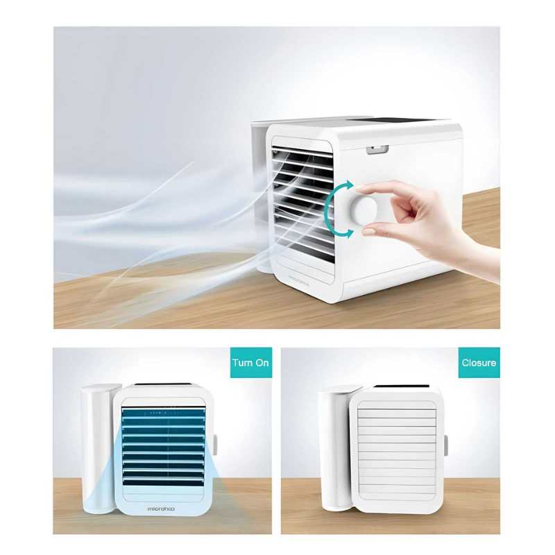Microcool MicroCool Mini Air Conditioner Portable Evaporative Swamp Cooler with ...
