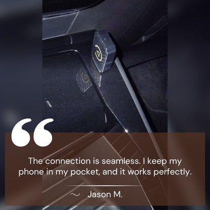 Mini Wireless CarPlay Adapter | Fast, Stable Streaming for 800+ Cars & All iPhones (iOS 10+)