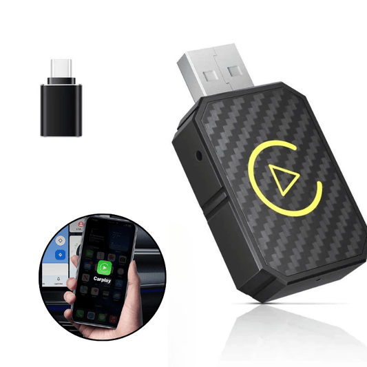 Mini Wireless CarPlay Adapter | Fast, Stable Streaming for 800+ Cars & All iPhones (iOS 10+)