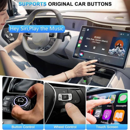 Mini Wireless CarPlay Adapter | Fast, Stable Streaming for 800+ Cars & All iPhones (iOS 10+)