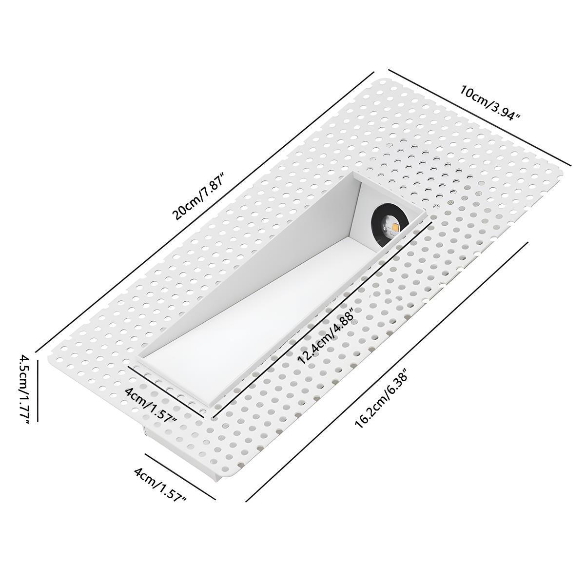LED Recessed Wall Sconces | Motion Sensor. Energy-Efficient & Ideal for Hallways. Living Rooms. and Bedrooms