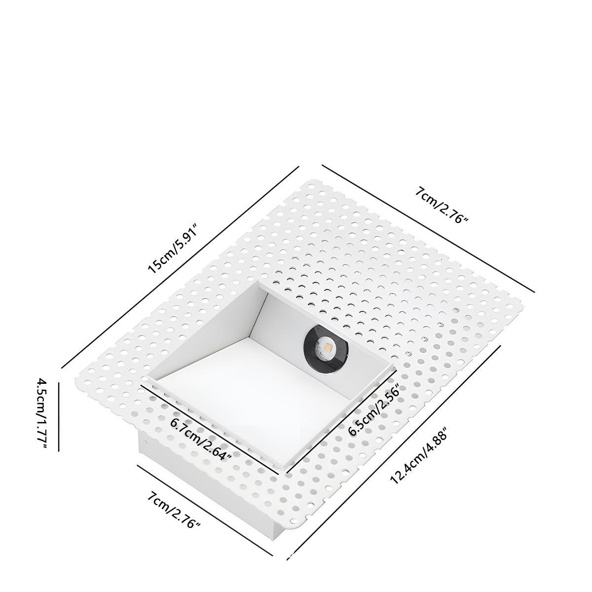 LED Recessed Wall Sconces | Motion Sensor. Energy-Efficient & Ideal for Hallways. Living Rooms. and Bedrooms
