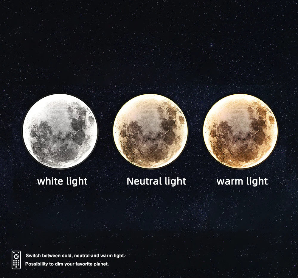 Moon Wall Lamp - Adjustable LED Wall Light