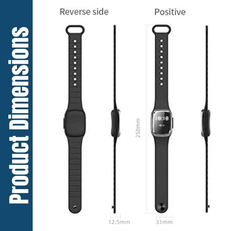 Ultrasonic Mosquito Repellent Bracelet | Lightweight, Weatherproof & Ideal for Outdoor Activities