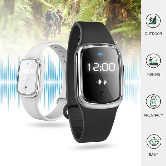 Ultrasonic Mosquito Repellent Bracelet | Lightweight, Weatherproof & Ideal for Outdoor Activities