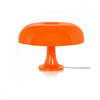 Image of Scandinavian Mushroom Lamp – Unique Orange Table Lamp for Your Room