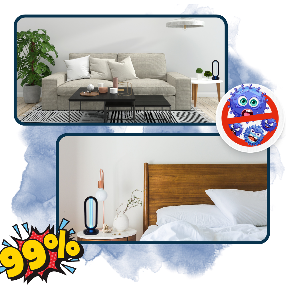 Multi-Surface UV Disinfectant Bulb – Strongest Bed Bug Killer for Home & Travel Use