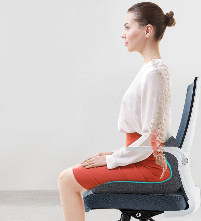 DreamRest™ | L Shape Memory Foam Orthopedic Cushion for Back Pain Relief & Comfort Support